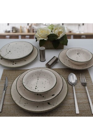 Arna 16-teiliges Tafelservice für 4 Personen Çağla ARN16PRCYT060 - Arna Porselen