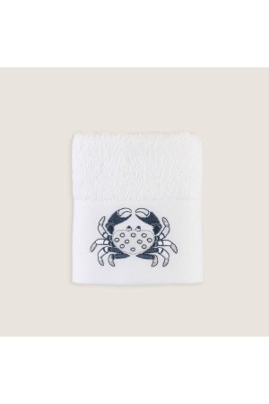 Aron Nakışlı El Havlusu 30x50 Cm Beyaz CK212TEK008 - Chakra