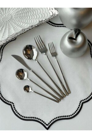 Arow Milano Lüx 6 Kişilik 36 Parça Çatal Kaşık Bıçak Seti Dc.tr-3541 P429ÇKB.02952.01 - DUBAİ