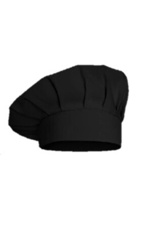 Aşçı Şapkası Mantar Kep (siyah) MK01 - 1