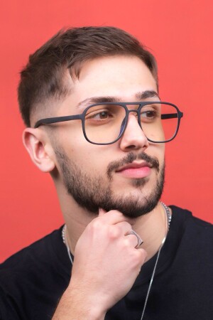 Asgard mattschwarze, blaulichtgefilterte Bildschirmbrille E-TS018 - Focus On