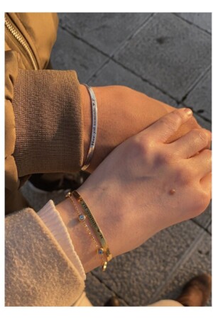 Aşk çift hediyesi çift bileklik özel yazılı - Doğaltaş