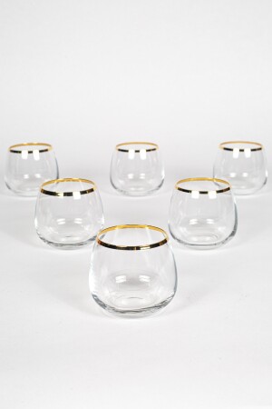 Astoria Gold 6'lı Kahve Yanı Bardağı Seti 220 Cc ASG0190006 - 1