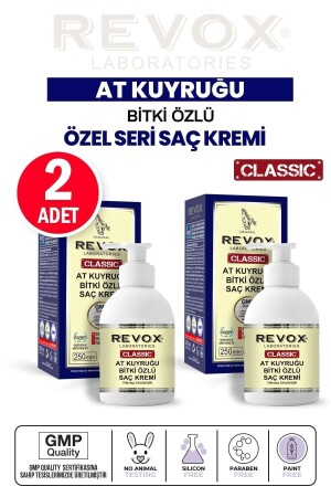 Pferdeschwanz-Pflanzenextrakt-Conditioner für weiches und leicht kämmbares Haar / 2er-Set / 250 ml 250 ml RSK250ST - Revox