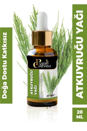 At Kuyruğu Yağı Hızlı Saç Uzatan Saf Katkısız 20 ml - Puer Cheveu