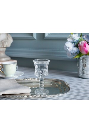 Audrey Set mit 4 Kaffeegläsern mit Fuß, 40 ml, 1KBARD0513-8682116201360 - Madame Coco