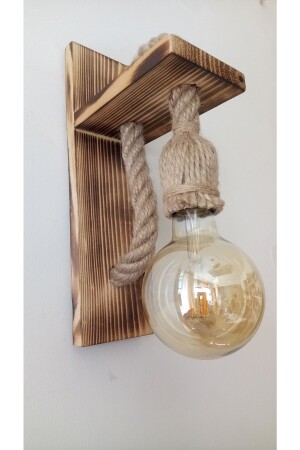 Authentische Wandleuchte aus Holz - Özra Ahşap