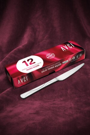 Ay Işığı 12 Parça Yemek Bıçağı AYS-12YB - Avcı