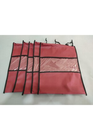 Ayakkabı torbası, Şeffaf Pencereli, saklama, koruyucu kılıf, seyahat için çamaşır torbası 5 ad. klf805 - Umut