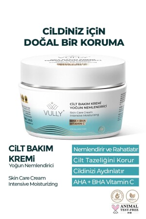 Aydınlatıcı -nemlendirici-renk Tonu Eşitleyici Ve Yenileyici Yüz Kremi 50 Ml (aha-bha-vitamin C ) Skin Care Cream - VULLY