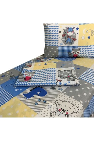 Baby-Bettbezug-Set mit Reißverschluss 23102021BB - Y YAĞIZ HOME COLLECTION