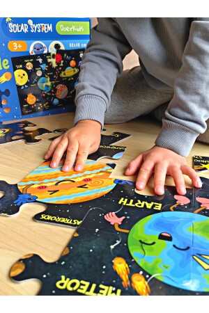 Baby Puzzle Dev Gezegenler Puzzle | Jumbo Yer Puzzle | Eğitici Solar Sistem 24 Parça Gezegen 03 - 4