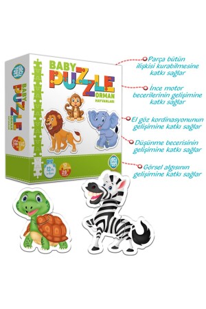 Baby Puzzle Orman Hayvanları 8962356565263 - 2