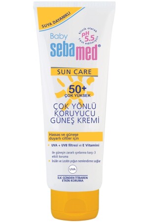 Baby Sun Care Suya Dayanıklı Spf 50- Çok Yönlü Koruyucu Bebek Güneş Kremi 75 Ml BENCAURN1020951 - Sebamed