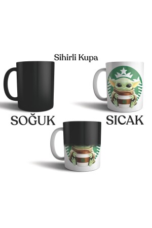 Baby Yoda Grogu Starbucks - Mandalorian Magic Mug PIXKUPBYSH1 - Pixxa