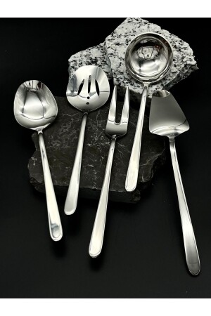 Bahama 5 Parça Çelik Sos Servis Takımı CMDBSÇ01 - BRONDOFF