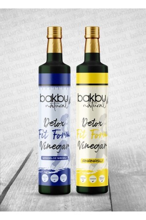 Bakbu Ananaslı Ve Sandaloz Sakızlı Detox Sirkesi 2'li ananassirk0 - bakbunatural