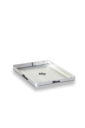 Baklava-Backofenblech aus Aluminium, 25 x 35 cm, Tiefe 4 cm, 4 cm - Yıldız çelik