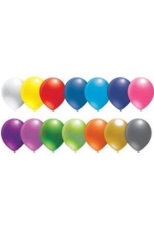 Balon 10 Inc Baskısız Karışık Pastel Renk 100 Adet 8697426900438 - 1