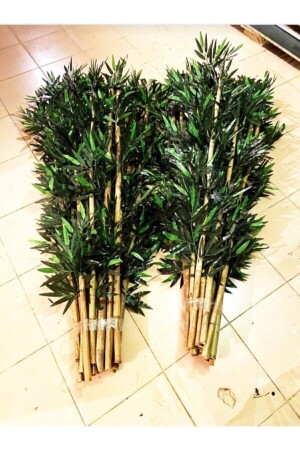 Bambu 5 Adet Çubuk Yapay Agaç Çubukları Bahçe Balkon Ev Dekor Bitki Botanik - Erhan Flowers