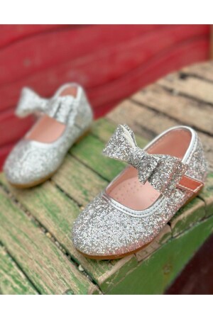 Bantlı Pul Detaylı Ortopedik Babet- Kız Çocuk Babet - Surpie Shoes