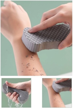 Banyo Vücut Duş Süngeri Sihirli Vücut Ölü Deri Sökücü Vücut Masaj Peeling Fırçası Süngeri - Kitchen Beauty