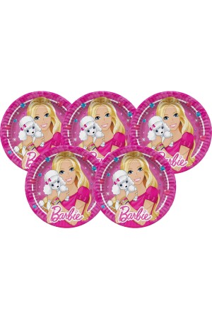 Barbie 8 Kişilik Doğum Günü Seti Pasta Süsü Dahil 25445032 - 7
