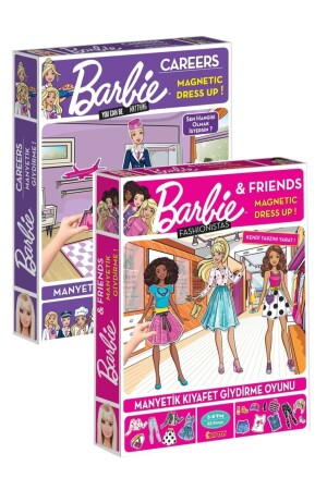 Barbie Manyetik Kıyafet Giydirme Ve Barbie Diytoy Manyetik Kıyafet Giydirme Oyunu Lisanslı DTBMKG - 1