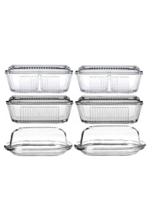Basic Frigo 6lı Cam Kahvaltılık Tereyağlık Seti 98402-97711-1977 - Paşabahçe