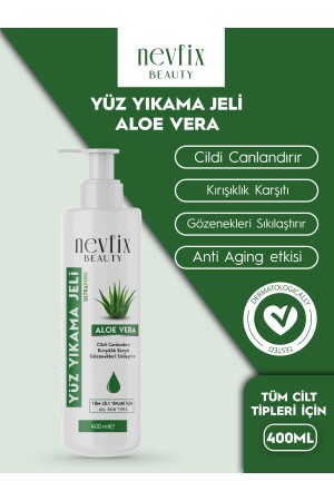 Beauty Aloe vera Yüz Yıkama Jeli 400 ML nevfixaloeverayüzyıkama - Nevfix