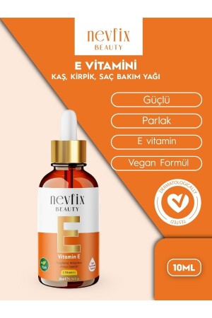 Beauty E Vitamini 10 ml Vegan Doğal Saf nevfixbeutyvitamine10ml - 2