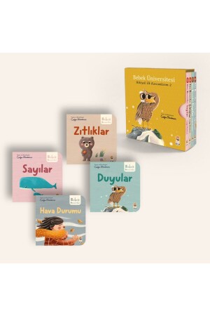 Bebek Üniversitesi 2- Hikayeli Ilk Kavramlarım Set - Sincap Kitap