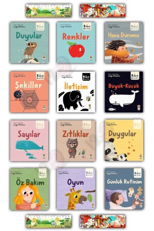 Bebek Üniversitesi - Hikayeli İlk Kavramlarım 1-2-3 Set - Sincap Kitap