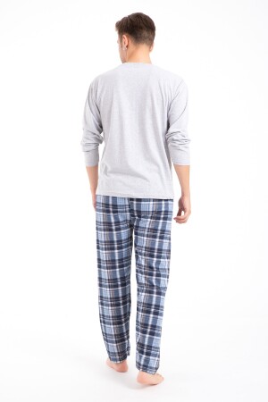Bedrucktes Herren-Pyjama-Set mit langen Ärmeln 2170 TP-2170 - 5