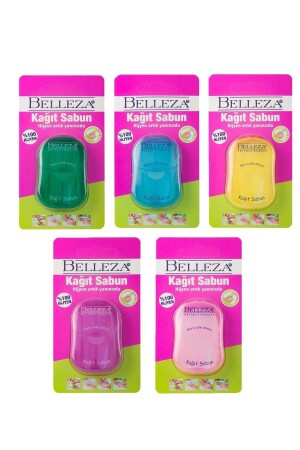 Belleza Papierseife 20 Stück 5er Pack 100 Stück SBN-2144222 - Silva