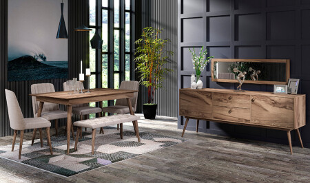 Bentley Walnuss-Esszimmer - Cadde Yıldız