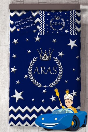 Beschneidungs-Bettbezug-Set mit Namen zum Ausdrucken, Mkt-4039, MKTSYO-4039 - MEKTA HOME