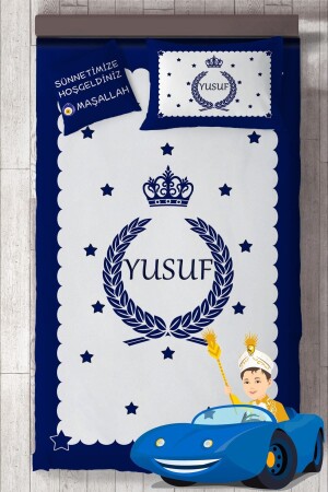 Beschneidungs-Tagesdecken-Set zum Ausdrucken mit Namen, Mkt-4028, MKTSYO-4028 - MEKTA HOME