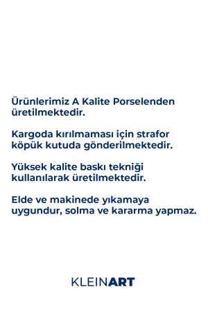 Beşiktaş Schwarz-weiße personalisierte nummerierte gemusterte Porzellantasse. Beşiktaş personalisierte Tasse - 3