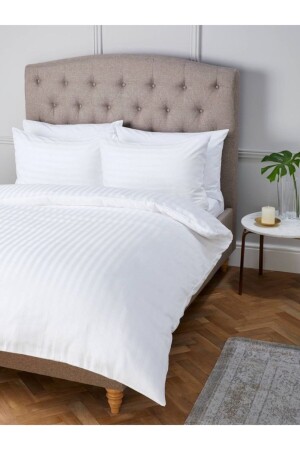 Bettbezug-Set aus Bio-Baumwollsatin für King-Size-Betten. WAS - METİNEV