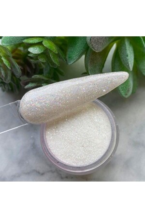 Beyaz mikro sim-white glitter - Hbtasarim