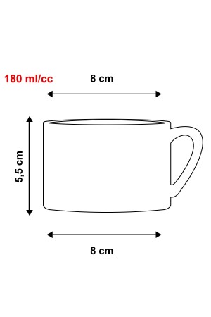 Bi Kahve? Beyaz Küçük Kupa Bardak Kahve Kupası Kupa Bardak Kahve Fincanı Espresso Fincanı KUP357 - 2