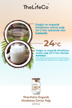 Bio, kaltgepresstes Kokosöl 337 ml (vegan) 433367236 - 2