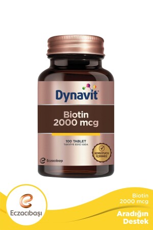 Biotin 2000 Mcg 100 Tabletten 13577 - Dynavit