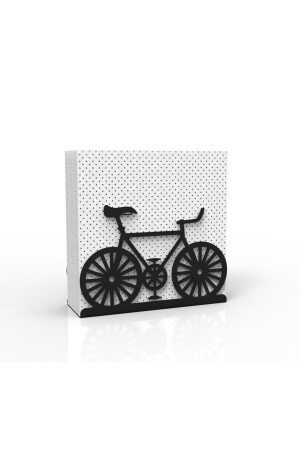 Bisiklet Temalı Metal Peçetelik Black 202102900039 - 7