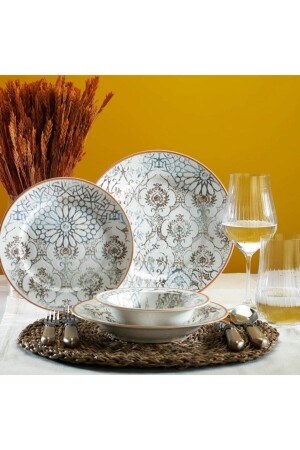 Blanch Yemek Takımı-24 Prç.-kahverengi 1S0408-01001-KAH01 - Schafer