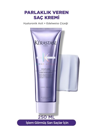 Blond Absolu Cicaflash Sarı Saçlar Için Parlaklık Veren Durulanan Saç Bakım Kremi 250 ml - Kerastase