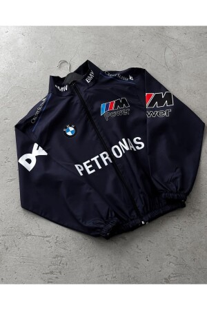 BMW --M Oversize Retro Unisex Ceket - Yağmurluk - Justin