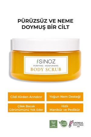Body Scrub Besleyici Arındırıcı Nemlendirici Vücut Peelingi 300 gr - Sinoz