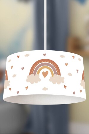 Böhmischer Pastell-Regenbogen-Kinder-Hängelampen-Kronleuchter - Rivaistanbul